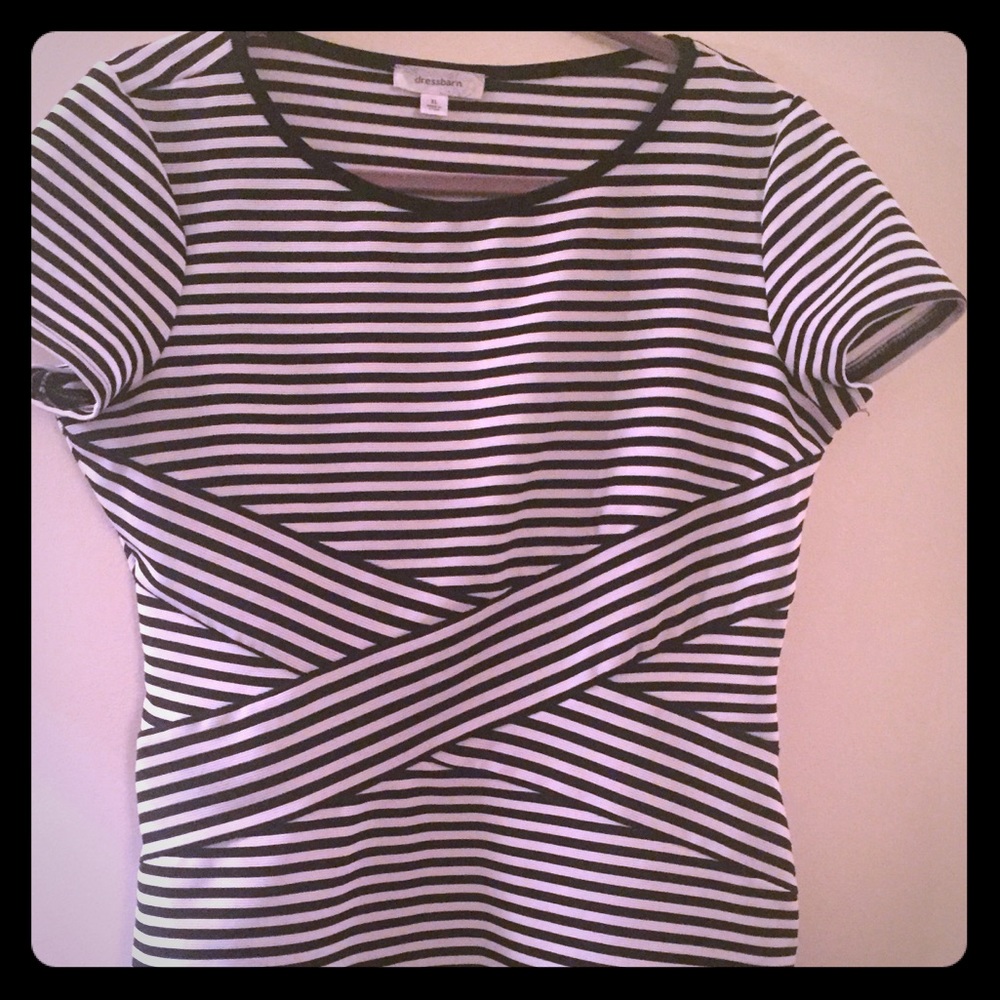 Dress Barn fitted-stretch blouse